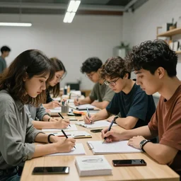 a group of generative artists using AI