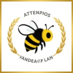 logo for a research lab that studies attention by beeple, a wandering mind, minimalist, vector art, award winning