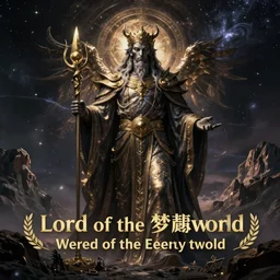 lord of the dream world, cosmic horror art, digital art