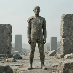A modern man in the stone age.