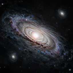 deep space with lots of galaxys, artstation, dark