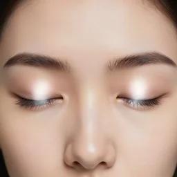 light flashes from eyes being closed.