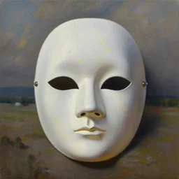 mask with a symbol for a society secret, concept art oil painting by Jama Jurabaev, extremely detailed, brush hard, artstation