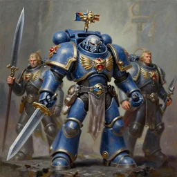 Stormcast Eternal from Warhammer Age of Sigmar, 4k oil on linen by wlop, artgerm, andrei riabovitchev, nuri iyem, james gurney, james jean, greg rutkowski, highly detailed, soft lighting 8k resolution