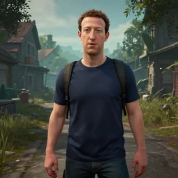 Screenshot of Mark Zuckerberg in Dead By Daylight