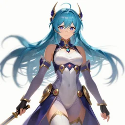lady palutena, highly detailed, sharp focus, artstation, digital painting, by alena aenami