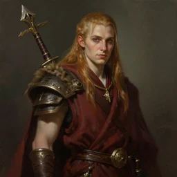 Ovlin :: Monk, pretty, beautiful, DnD character art portrait, matte fantasy painting, DeviantArt Artstation, by Jason Felix by Steve Argyle by Tyler Jacobson by Peter Mohrbacher, cinematic lighting