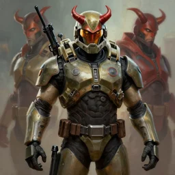 a beautiful painting of Master Chief, Diablo concept art, trending on artstation, 4k wallpaper