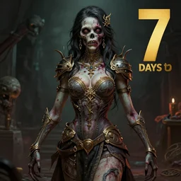 singer divine as a zombie, 7 days to die zombie, fine art, award winning, intricate, elegant, sharp focus, cinematic lighting, highly detailed, digital painting, 8 k concept art, art by guweiz and z. w. gu, masterpiece, trending on artstation, 8 k
