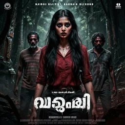 a movie poster for a malayalam horror movie