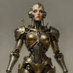 low angle shot of a steampunk cyborg with a human face by clive barker, intricate, elegant, highly detailed, centered, digital painting, artstation, concept art, smooth, sharp focus, illustration, artgerm, Tomasz Alen Kopera, Peter Mohrbacher donato giancola, Joseph Christian Leyendecker, WLOP, Boris Vallejo.