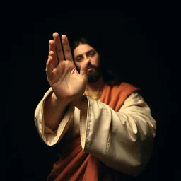 jesus christ blessing hand gesture