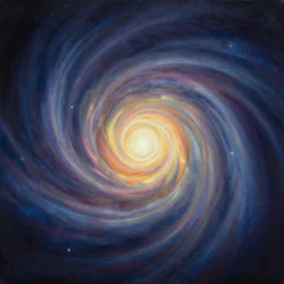 cosmic cataclysmic visions of an astral spiralling portal, volumetric lighting, crepuscular rays and light scattering by greg rutkowski with unreal engine, tony sart and sylvain sarrailh on conceptartworld hypermodernism rendered in oil on canvas