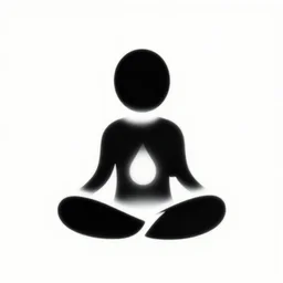 zen symbol, digital art, white background