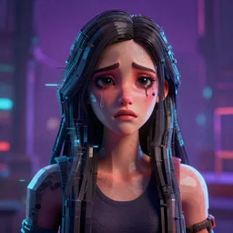 crazy glitchy buggy uncanny valley cinematic movie still strange low poly render of 3 d sad crying soulless lifeless psychopathic angry depressed young beautiful woman portrait featured on artstation, cgsociety, unreal engine, volumetric lighting, rtx on, vibrant, grainy, vhs footage still, intricately detailed, award - winning, atmospheric, ambient, symbolic, artistic