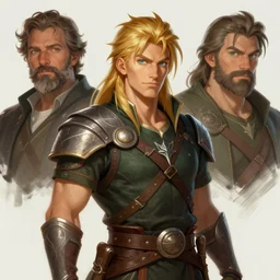 Linus Tech Tips as a fantasy D&D character, portrait art by Donato Giancola and James Gurney, digital art, trending on artstation