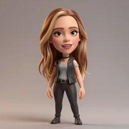 a caricature of cara delevingne as a funny pixar character claymation action figure, high quality, 8 k, soft lighting, diorama, realistic materials, by joop geesink and pixar