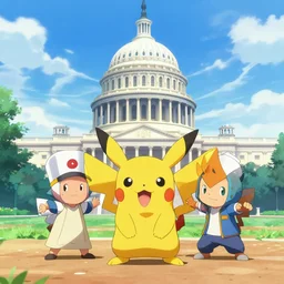 Washington DC in Pokémon BDSP
