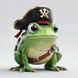 pirate frog : a league of legends character designed by kanye west