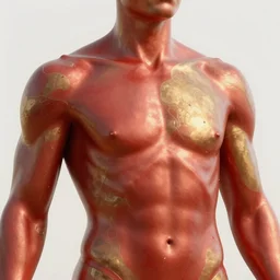 pro - vida, integracao cosmica by greg rutkowski and thomas kinkade, trending on artstation., red and gold color scheme, macro up view of a giant human metallic of 1 km of hight walking on the small city, tron, close up bokeh hiperrealistic neon glow darkness dramatic neon f - zero ships, sharp focus, octane render, imax