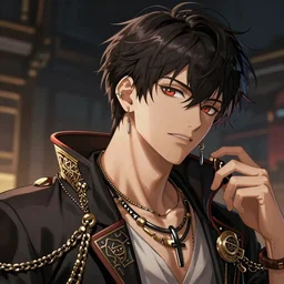 a handsome boy, intricate, highly detailed, digital painting, Pixiv, Artstation, official media, anime key visual, concept art, rich vivid colors, ambient lighting, sharp focus, illustration, art by WLOP