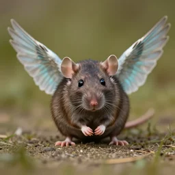 rat with bird wings