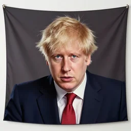 bayeux tapestry with boris johnson