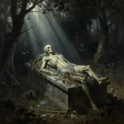 the tomb of the dead gods, atmospheric, painting, Zdzisław Beksiński