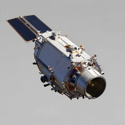 hubble space telescope, digital art, realistic, octane render, professional, high quality