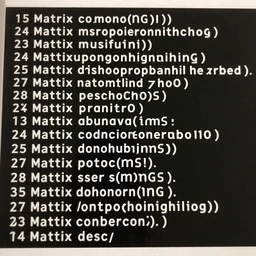 matrix code