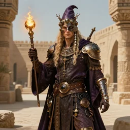 aztec steampunk wizard