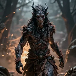 an ancient skinwalker, dynamic lighting, photorealistic fantasy concept art, trending on art station, stunning visuals, creative, cinematic, ultra detailed
