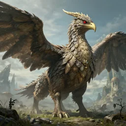 highly detailed elden ring portrait photo of a huge feathered mumakil - torterra in a scenic dystopian environment, hyperrealistic illustration by william didier - pouget