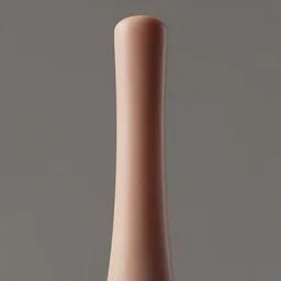 a straight smooth vertical tube with the texture of human skin, highly realistic, hyper-real, 4k, Octane render