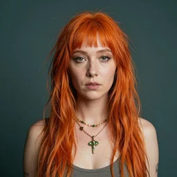 portrait photography of a citruspunk humanoid entity by annie leibowitz