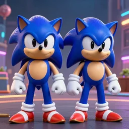 Flash vs Sonic,8k HD, Unreal Engine, Hyper High Resolution, High Resolution, Trending on
