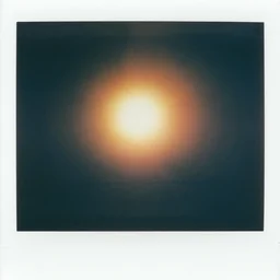 never let them take the light behind your eyes, abstract art, polaroid