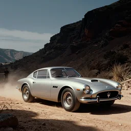 maserati tipo 1 5 1, dune, blade runner 2 0 4 9, cinematic 1 6 mm film, moebius and ralph mcquarrie film still, retro