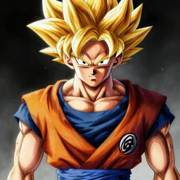 ultra realistic portrait painting of shane from the walking dead as super saiyan goku, art by akira toriyama, 4 k, dragon ball artstyle, cel shaded, highly detailed, epic lighting