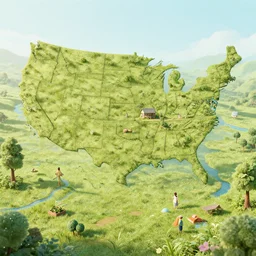 a peaceful loving utopia in america