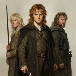 a beautiful matte painting of a character from lord of the rings, by steve argyle and mark arian