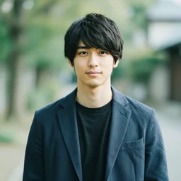 portrait photography of japanese young man, taken at 2 0 2 -
