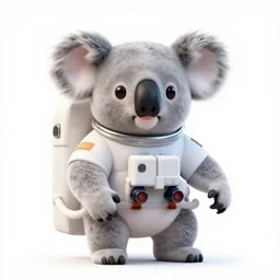 a koala astronaut