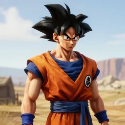 goku in red dead redemption 2, a screenhot from a game, rdr 2! dream waluigi in half life 1 wearing a scientist suit, screenshot from half life 1
