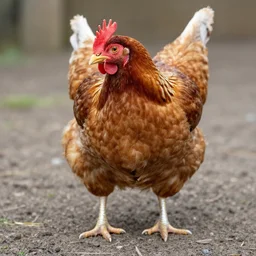 chicken with metal claws