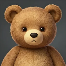 portrait of super cute teddy bear, epic lit, hyper detailed design, shape focus, trending on artstation, illustration, very cartoon, by anton fadeev and rene magritte