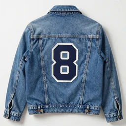 back patch of thor on a jeans jacket. 8 0's