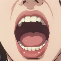 wide open queen mouth, close - up, cry, defiant, full lips, anatomy color, light effect, hyper detailed, intricate, elegant, highly detailed, digital painting, artstation, concept art, matte, sharp focus, illustration, by dan mumford, yusuke murata, makoto shinkai, ross tran
