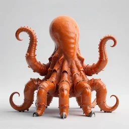 zoological portrait of orange cthulhu by dougal dixon