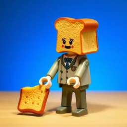 epic professional, bread toast playmobil figure